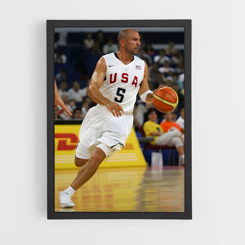 Poster Envolée Énergique – affiche Basketball (vue 2)